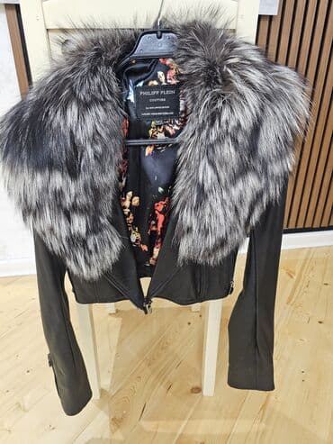 boz şalvar: Dəri kurtka, Philipp Plein, M — 1