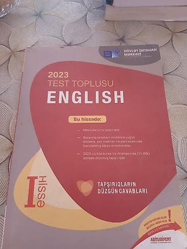 İngilis dili Testlər 11-ci sinif, DİM, 1-ci hissə, 2023 il