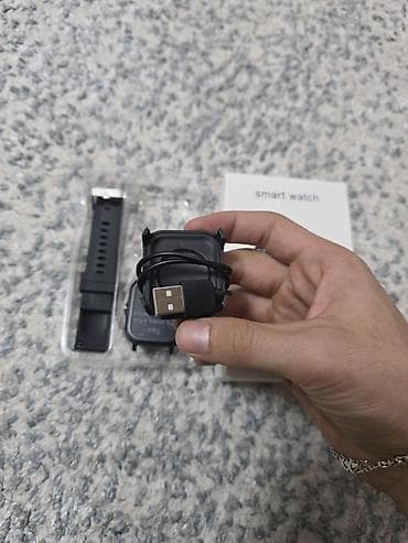 Zərgərlik əşyaları: Smart saat, Sensor ekran, rəng - Qara — 4