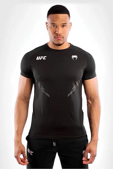 Мужская футболка, Venum, S, цвет - Черный