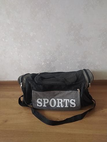 idman daşları: İdman çantası – “SPORTS” yazılı - Material: möhkəm parça və sintetik — 1