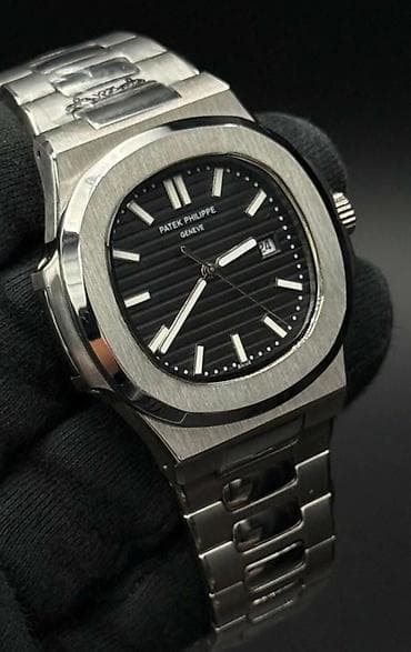 Şəxsi əşyalar: Yeni, Qol saatı, Patek Phillipe, rəng - Gümüşü — 1