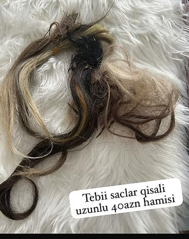 Məhsul: Təbii saç tutamları Tərkib: 100% insan saçı Rənglər — 1