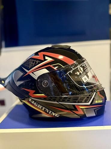 motor c50: BK RS909 “Lightning” motosiklet dəbilqəsi - Tip: Tam üz (full-face) — 3