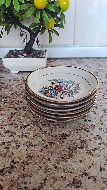 force nabor: Boşqablar, 6 ədədli dəst, rəng - Ağ, Farfor — 1