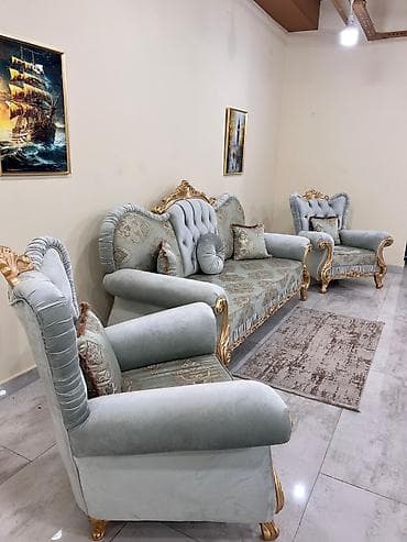 Divan və kreslo dəstləri: Klassik divan, Divan, Bazasız, Açılmayan — 5