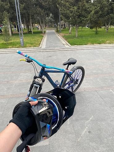 mini velosiped: Salam velo 29 luqdu alminum rama acilib baqlanan amort arxa hasns — 3