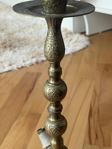 işlənmiş qəlyanlar: Şərq üslublu MiS nərgilə (şişə), əl işçiliyi oyma naxışlarla - — 2