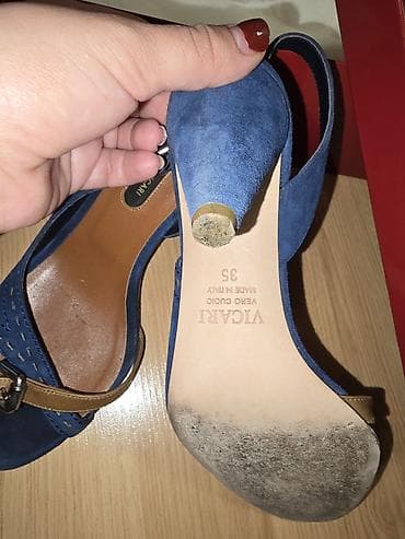 sandalet: VICARI qadın sandaleti/Vintage - Brend: SANDRO VICARI (Made in — 4