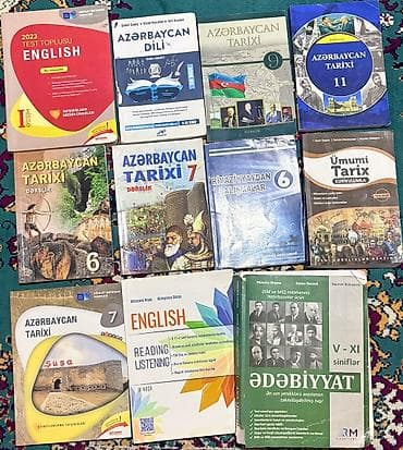 Bədii kitablar və 3cü qrup üçün hazırlıq kitabları ucuz qiymətə — 2