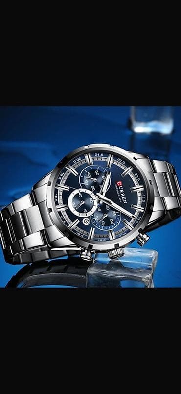 gps saat: Yeni, Qol saatı, Curren, rəng - Gümüşü — 1