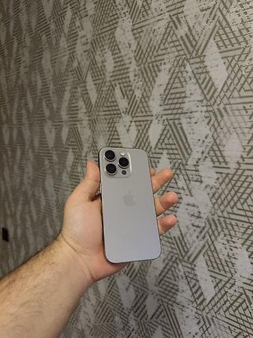 iphone 16 pro satilir: IPhone 15 Pro, 128 GB, Gümüşü, Face ID — 2