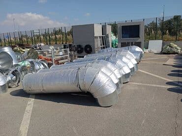 işlənmiş dönər aparatı: Havalandirma Borularin Satisi, Her Ölçüde Borularimiz var, İstenilen — 5