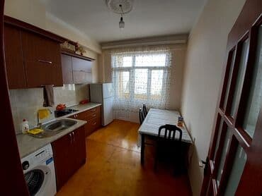 kiraye ev 7 mkr: 9.mkr, kecmis Tərlan şadlıq evinin yanında 18 mərtəbəli binanın 16cı — 1