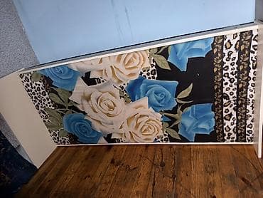 Yataq üçün İşlənmiş rəng - Mavi Yataq örtüyü, Ünvandan götürmə