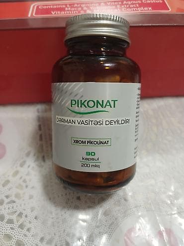 luc saat: Pikonat – Xrom Pikolinate qida əlavəsi Məhsul haqqında: - Növ — 1