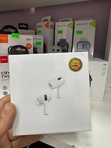 kalonka mikrafon: AirPods Pro 2 Lux - iOS 18-ə qoşulur - Replika kimi tanımır - Rəsmi — 1