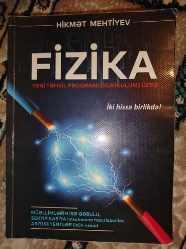 Fizika 11-ci sinif, 2019 il, Pulsuz çatdırılma lalafo.az -da Fizika 11-ci sinif, 2019 il, Pulsuz çatdırılma
