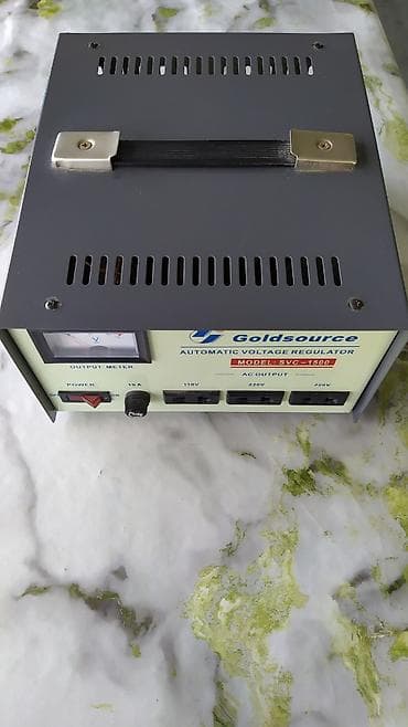 ev navesleri: Goldsource SVC-1500 Automatic Voltage Regulator stabilizator satılır — 3