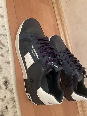 Səndəl və şəp-şüplər: Dolce & Gabbana kişi krossovkası - Model: Aşağı profilli, klassik — 2