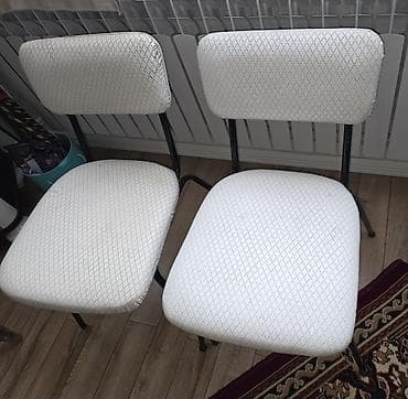 qabaq stul: Mətbəx üçün, Qatlanmayan, rəng - Ağ Stul — 1