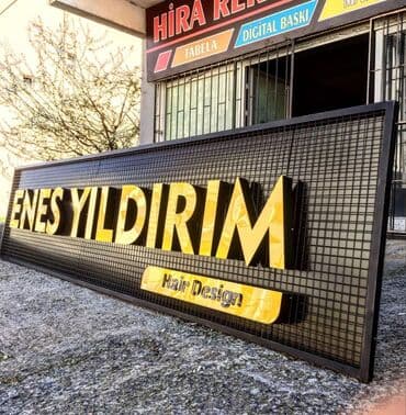 köynək çap: 🔹️Neon işıqlar 🔹️Qabarıq ( işıqlı,işıqsız) hərflər 🔹️Light box — 10