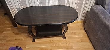 barni stol: Jurnal masası, İşlənmiş, Açılmayan, Oval masa — 3