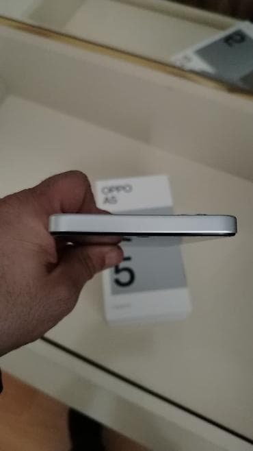 ag ekran: Oppo A5, 256 GB, rəng - Ağ, Sensor, Barmaq izi, İki sim kartlı — 6