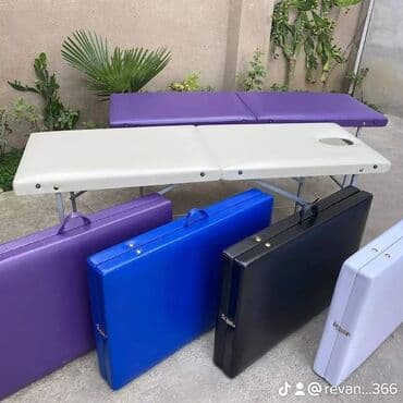 Salon masaları: Masaaj və prosedur üçün masa - Sabit və qatlanan modellər - Baş — 2