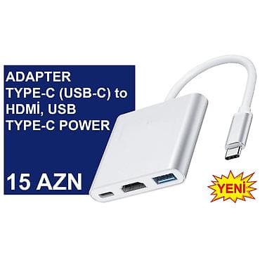 komputer setup: Type-C/USB-C Adapterlər/Konverterlər (Çeviricilər) ⭐Type-C (USB-C) to — 5