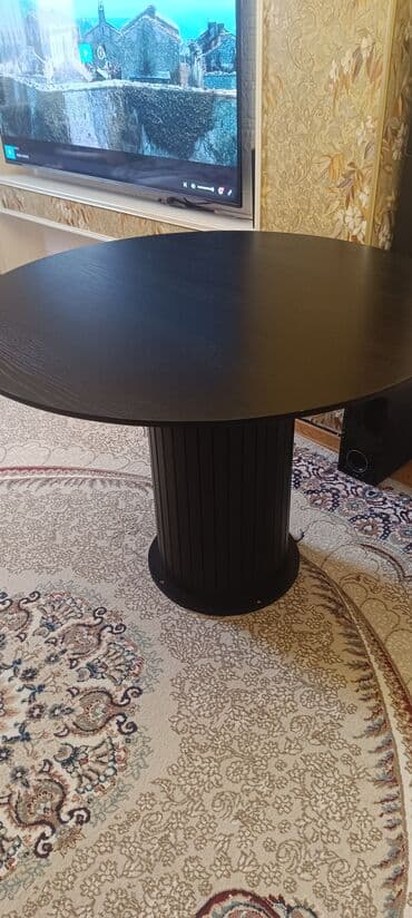 rezolyut masası: Qonaq masası, Yeni, Açılmayan, Taxta, Yumru masa — 2