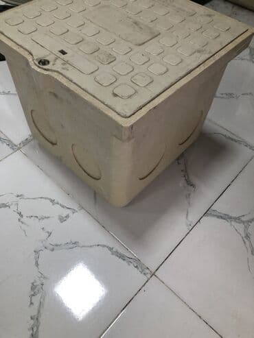 бетонные кольца больших размеров: Dairəvi və kvadrat formalarda mövcud olan bu lük qapaqları müxtəlif — 5