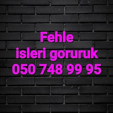 Fehle isleri goruruk. ise baxib razilasib isleyirik. ise gore 2 ve 3