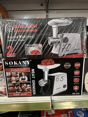kolbasa soyuducu: Ət çəkən maşın Galaksi, 3500 Vt, Revers ilə, Yeni — 1