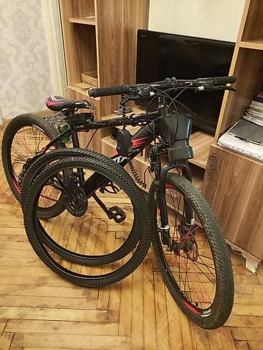 velo: Bmx markalı 26-lıq velosiped qırmızı-qara qarışığ rəng üstündə danq — 2