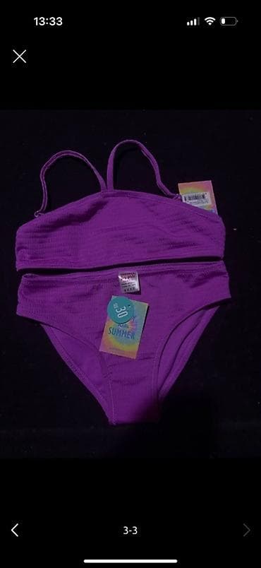 ayaqq: Qız uşağı üçün çimərlik geyimi 🩱 Heç geyinilməyib, tam yenidir! 👙 Üst — 3