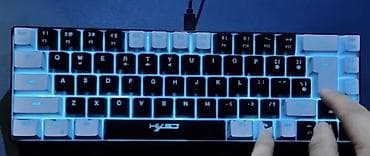 keycap: RGB işıqlı mexaniki klaviatura – kompakt 60%/65% ölçü (ox düymələri və — 8