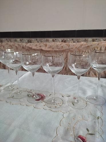 Кухонные принадлежности: Бокалы, цвет - Белый, Стекло, Набор из 6 шт. — 1