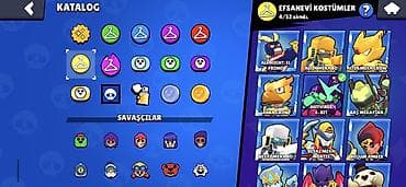 video kart: Brawl Stars hesab məlumatları: ​Nadir skinlər: 103-dən 94-ü ​İfrat — 8