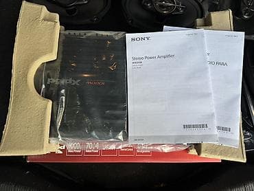 ses cihazı: Sony Xplod XM-N1004 stereo güc gücləndiricisi - Model: XM-N1004 — 3