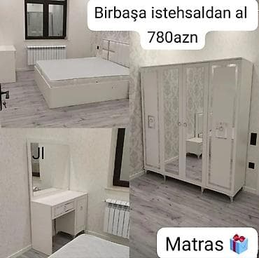 asma dolab: İkinəfərlik çarpayı, Dolab, Yeni — 1