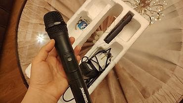 karaoke mikrofon bluetooth: Kolonka, Növ - Portativ, rəng - Qara — 2
