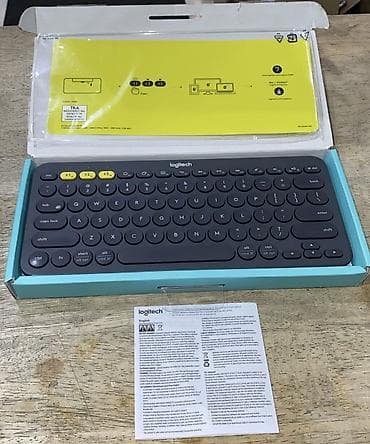 Masaüstü kompüterlər və iş stansiyaları: Logitech K380 Multi-Device Bluetooth klaviatura Xüsusiyyətlər: - — 5