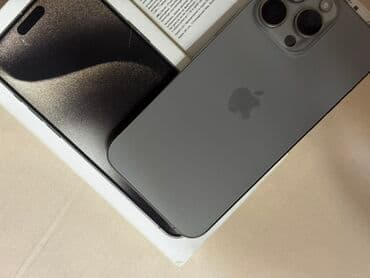 iphone kamera qoruyucu: IPhone 15 Pro Max, Natural Titanium, Sənədlərlə — 3