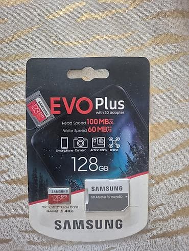 Samsung EVO Plus microSDXC UHS-I 128GB + SD adapter - Yaddaş həcmi