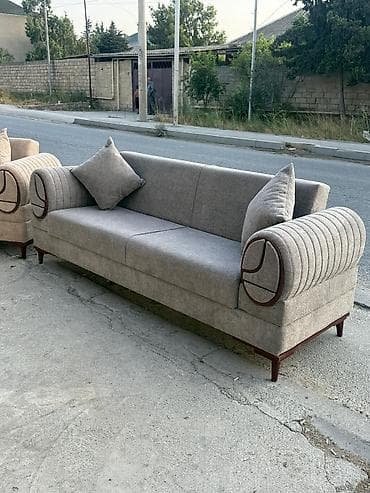 Divan, Açılmayan, Bazasız, Vеlur parça, Çatdırılma yoxdur