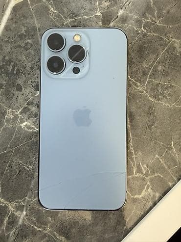 iphone 13 qiymet: IPhone 13 Pro, 128 GB, Sierra Blue, Qırıq — 1