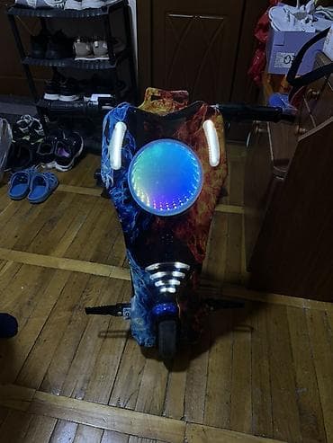 elektro samokat: Elektrik drift skuter – “od və buz” (fire & ice) dizaynlı - Uşaq — 4