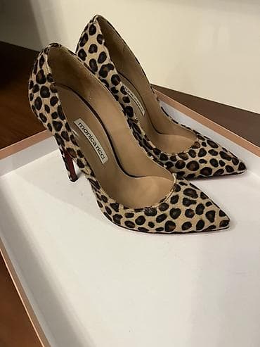 Monica Ricci qadın tuflisi – leopard naxışlı, iti burunlu — 1