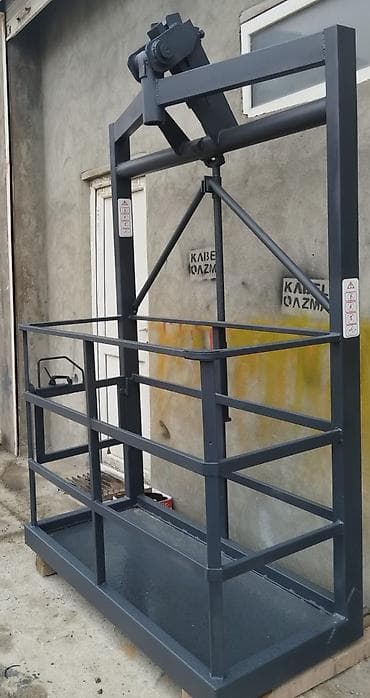 materiallar: Sənaye tipli qaldırıcı səbət (manlift/kran səbəti) Sahəsi Eni 70sm — 1